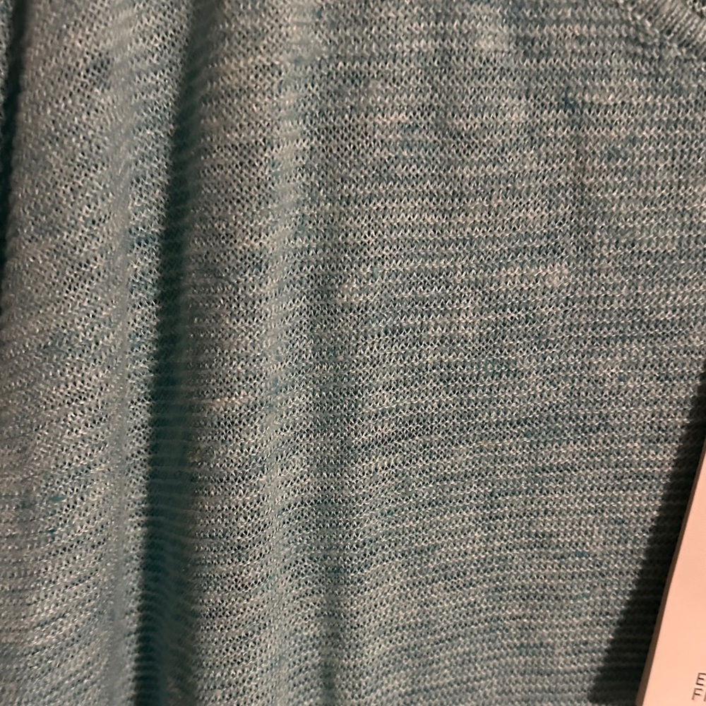 Eileen Fisher Heathered Teal Top - Picture 5 of 8